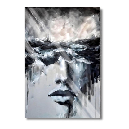 Abstract Woman Sea