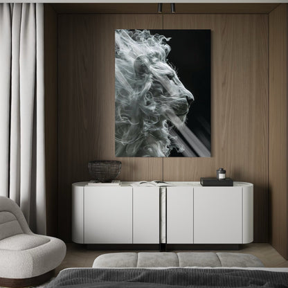White Smoke Lion