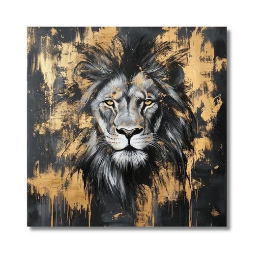 Gold Paint Lion