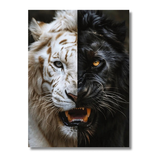 Black & White Lion