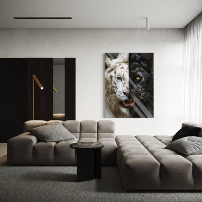 Black & White Lion