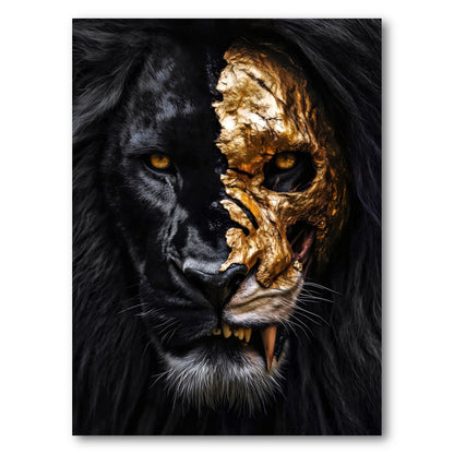 Gold Mask Lion