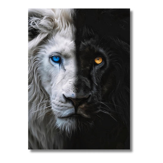 White Black Lion