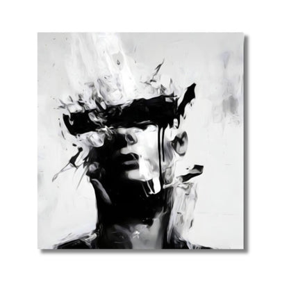 Abstract Face B&W