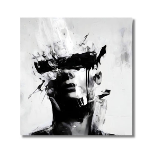 Abstract Face B&W