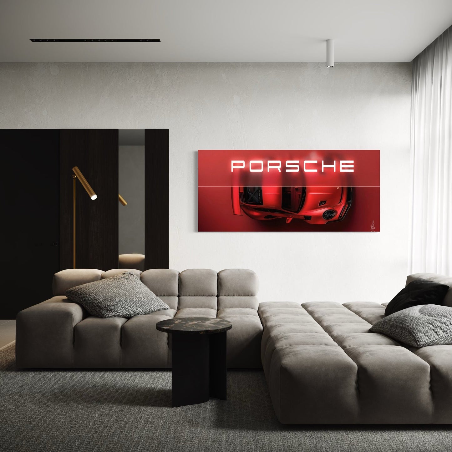 Red Porsche