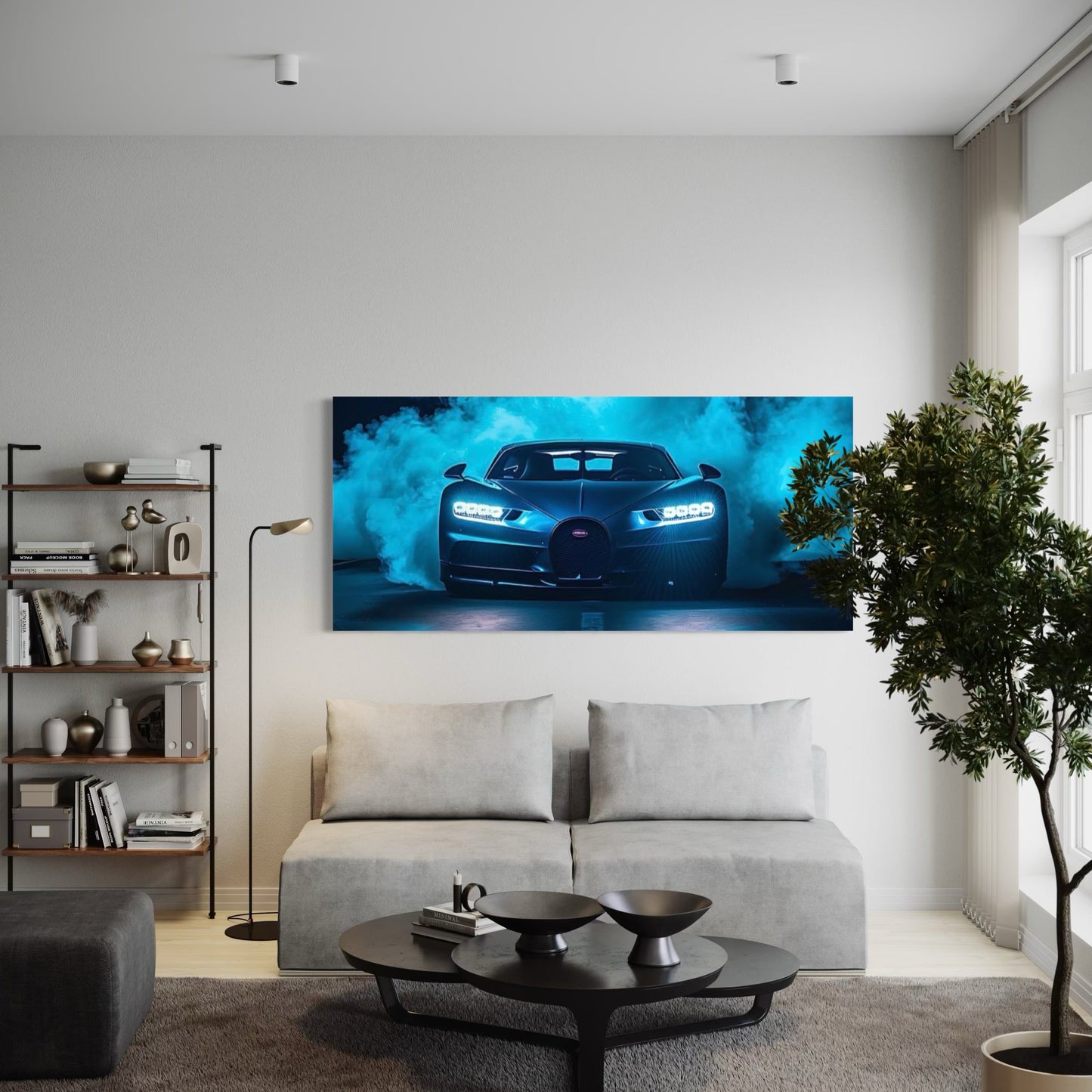 Blue Buggatti