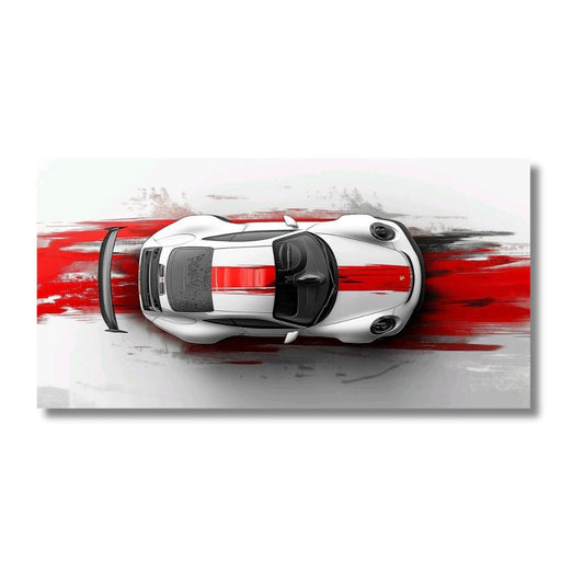 White & Red 911