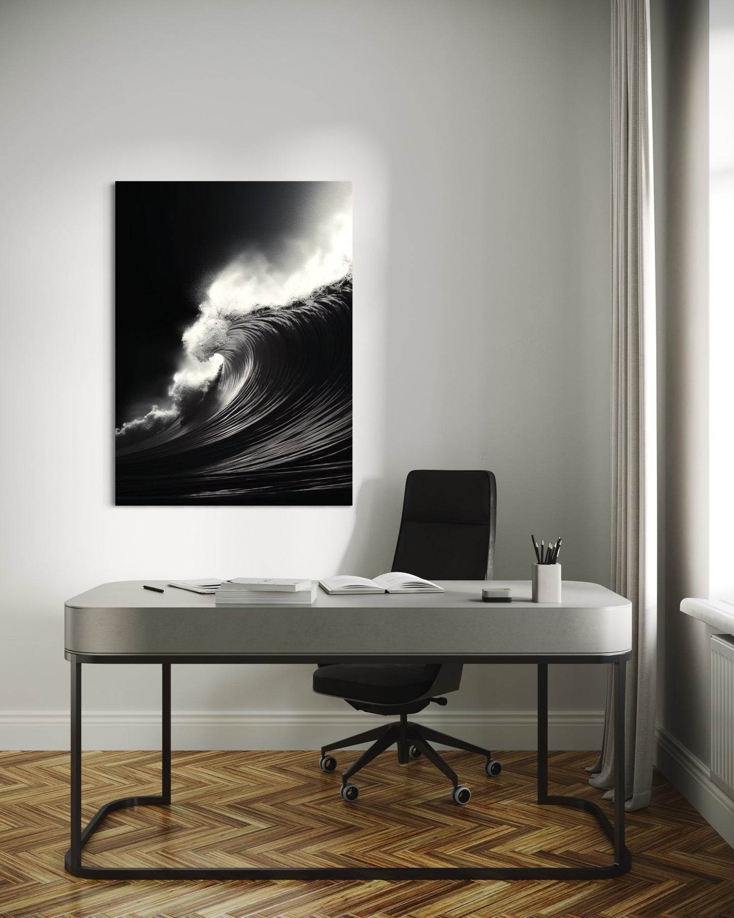 B&W Wave