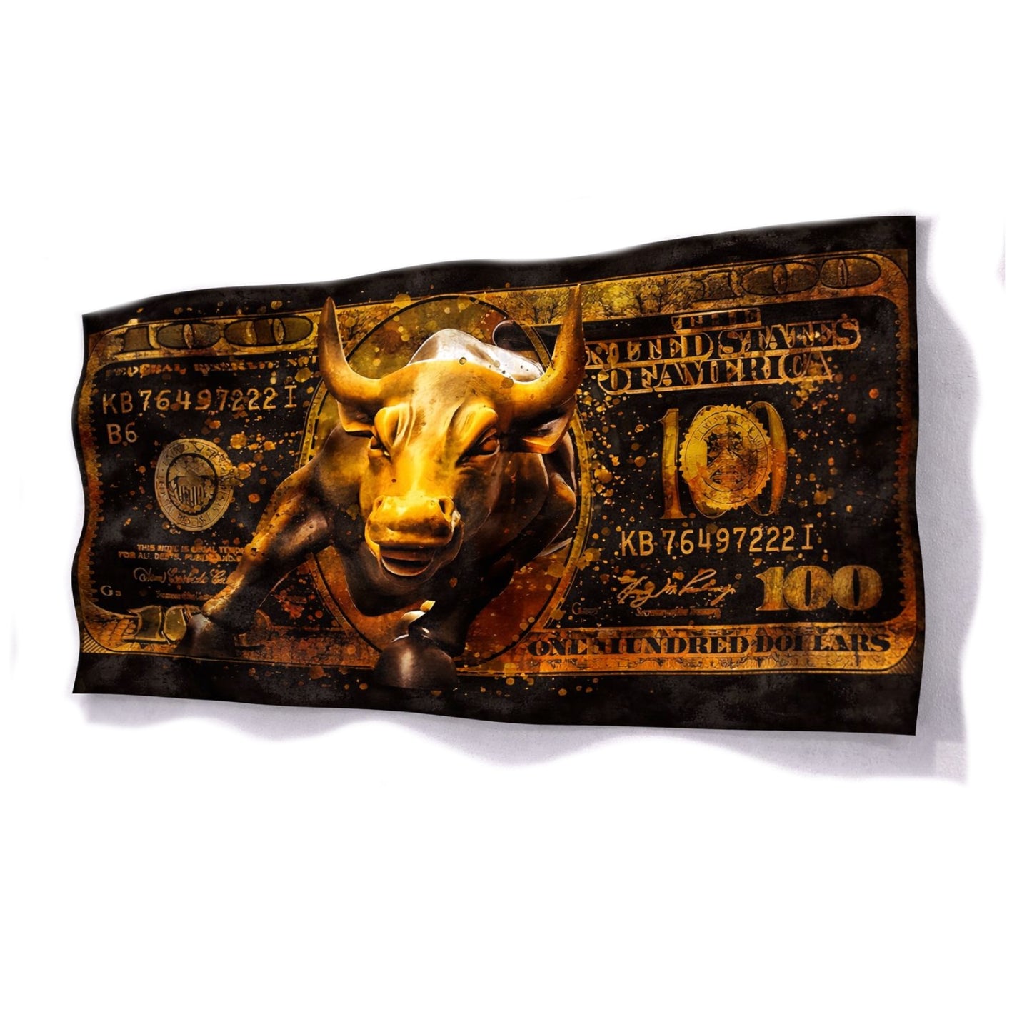 Golden Dollar Bull 3D