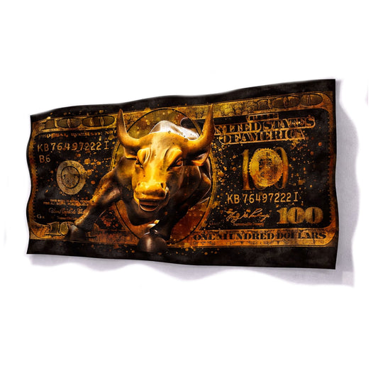 Golden Dollar Bull 3D