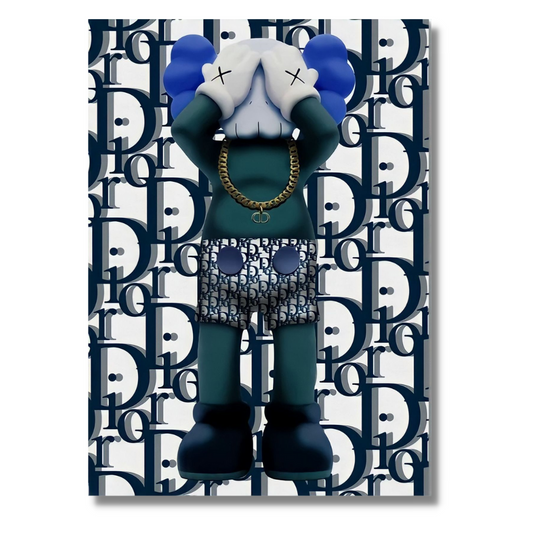 Kaws Blue Dior