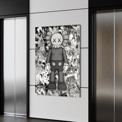 Kaws B&W Graffiti