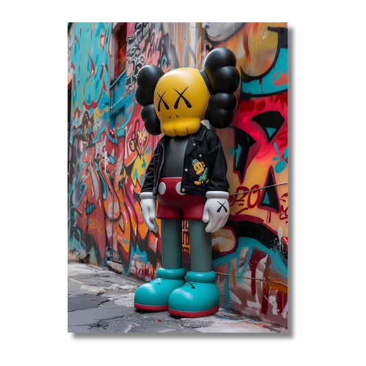Kaws Graffiti Right