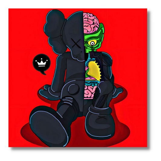 Kaws Anatomy Sit Red