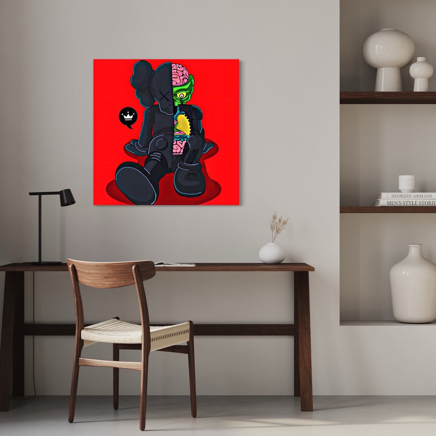 Kaws Anatomy Sit Red