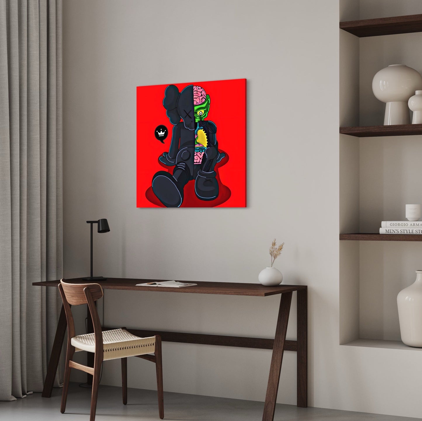 Kaws Anatomy Sit Red