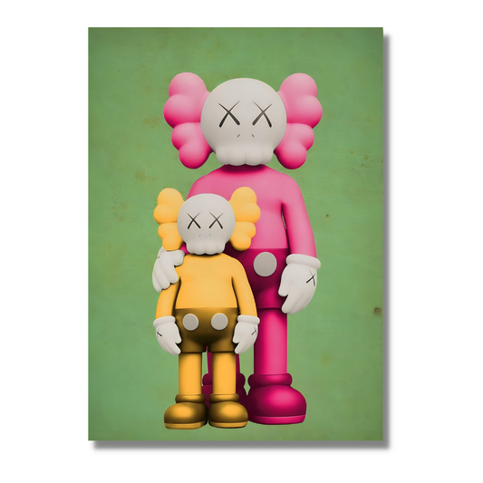 Kaws Pink and Yellow