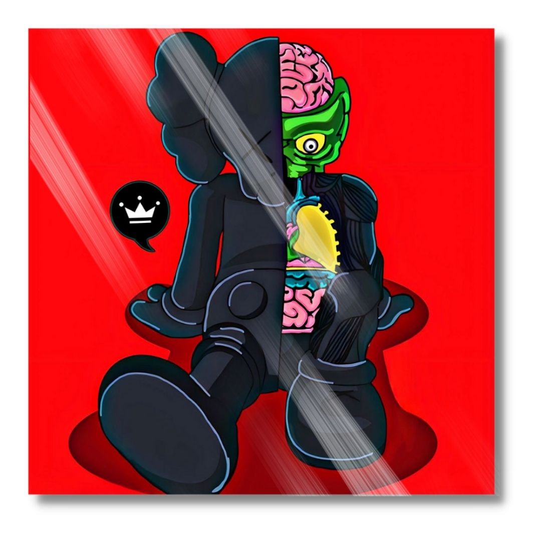 Kaws Anatomy Sit Red