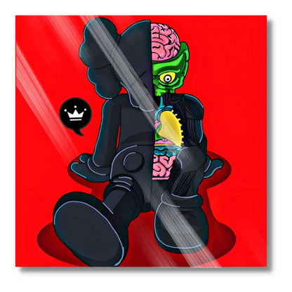 Kaws Anatomy Sit Red
