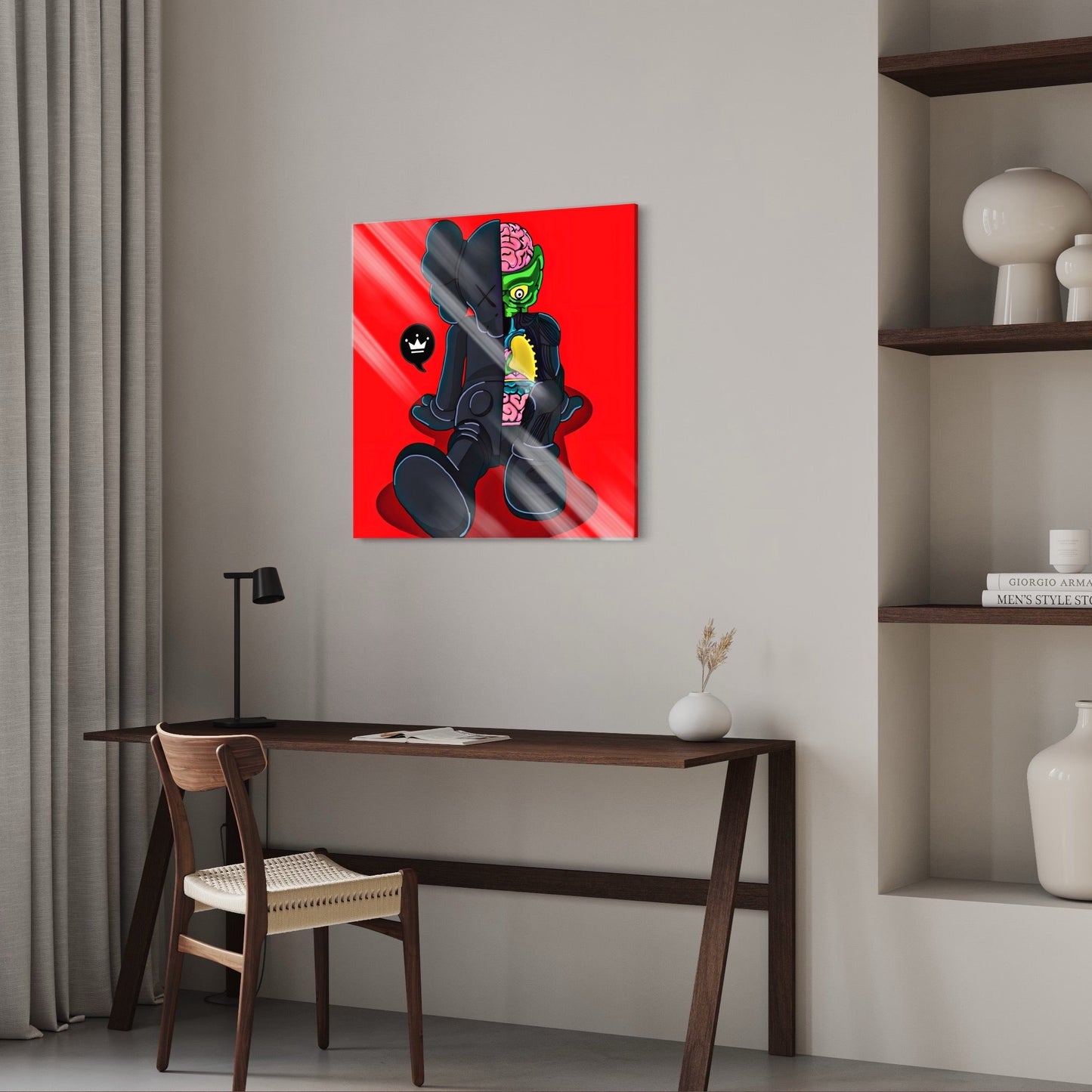 Kaws Anatomy Sit Red