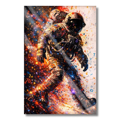 Astronaut Colored Numbers