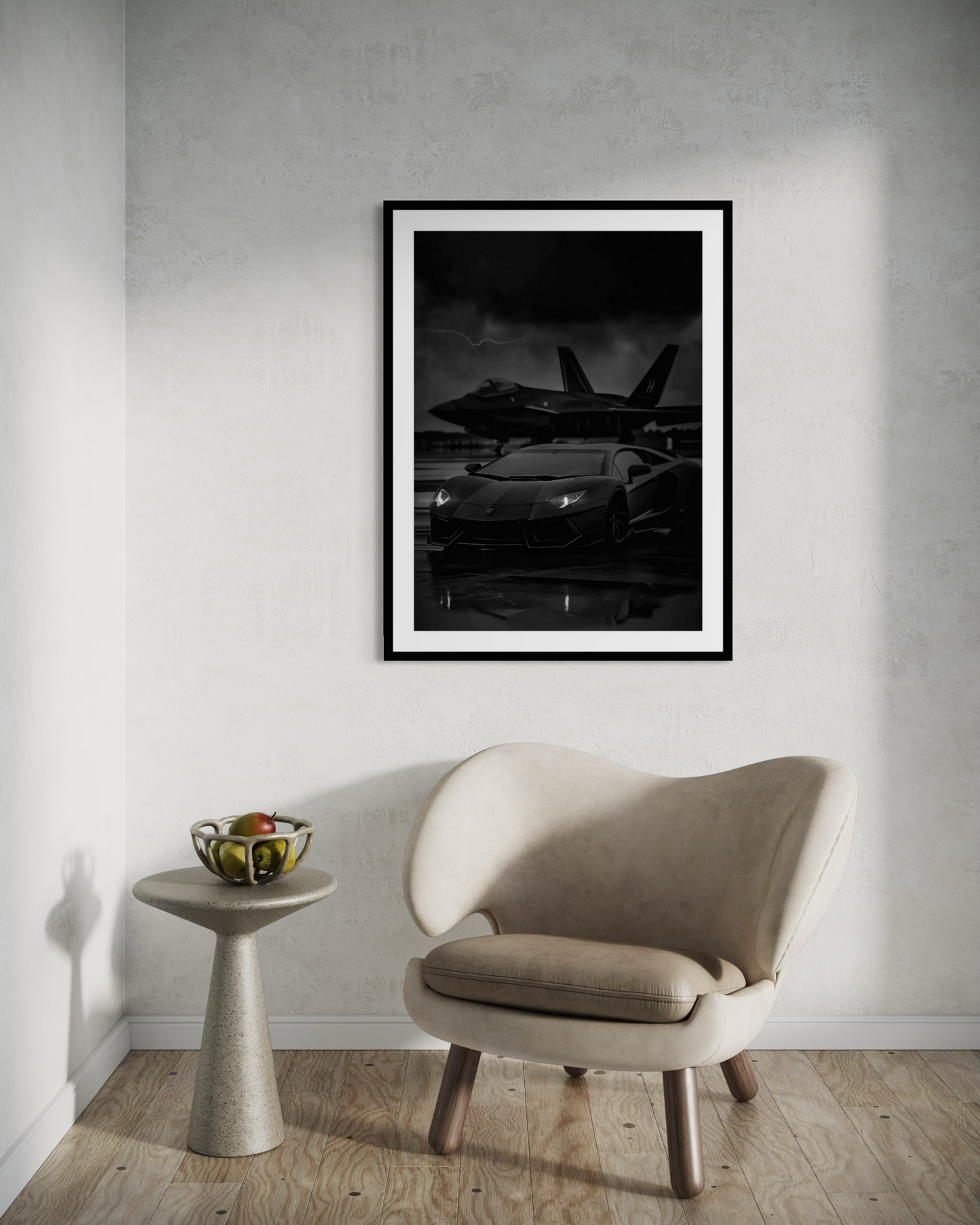Vintage Lambo & Jet