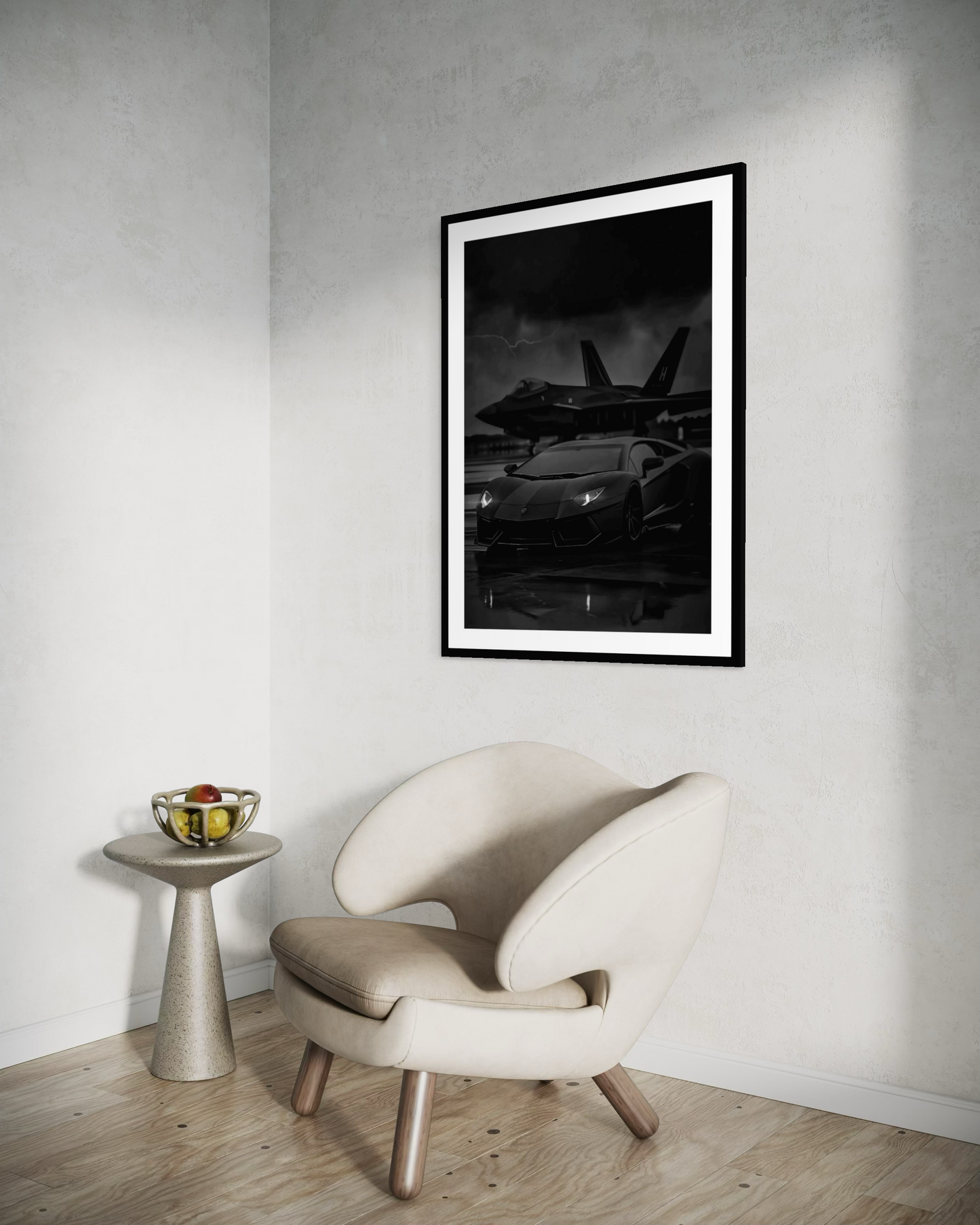 Vintage Lambo & Jet
