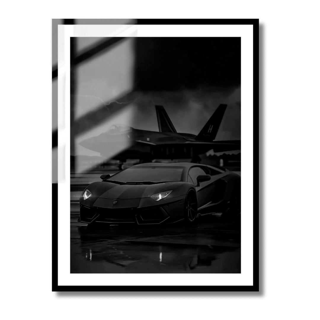 Vintage Lambo & Jet
