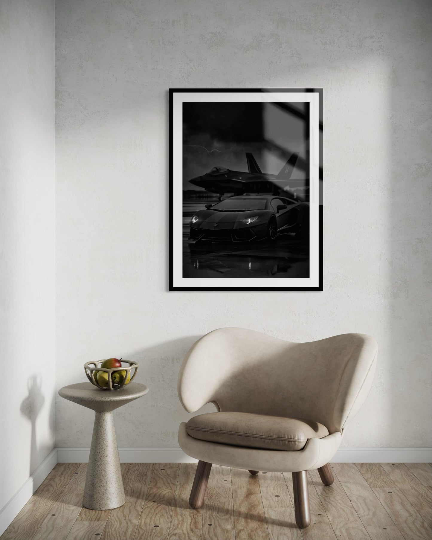 Vintage Lambo & Jet