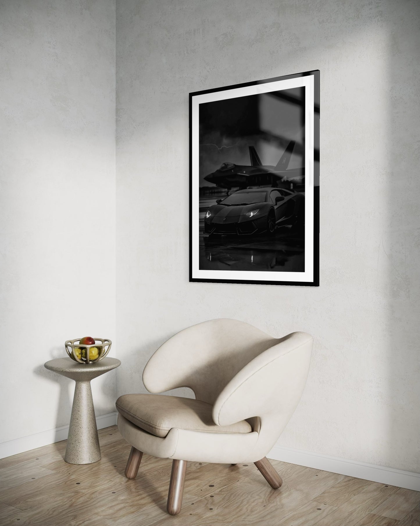 Vintage Lambo & Jet