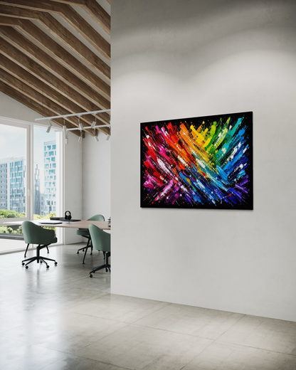 Rainbow Explosion -Black
