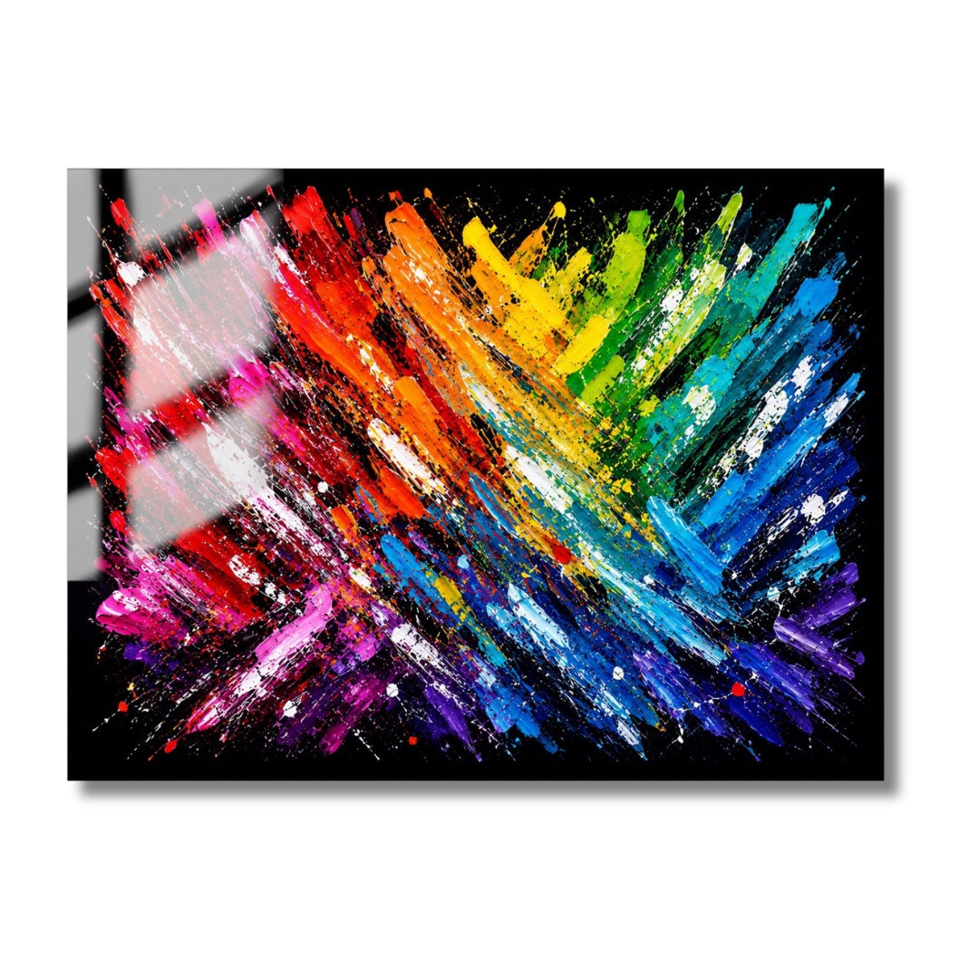 Rainbow Explosion -Black