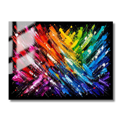 Rainbow Explosion -Black