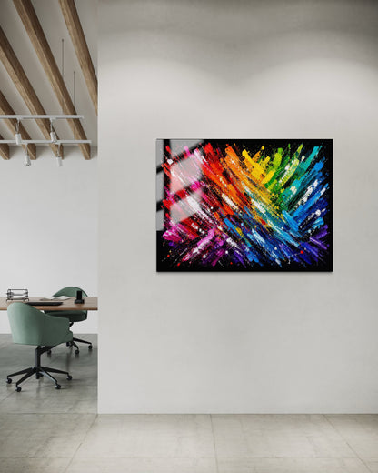 Rainbow Explosion -Black
