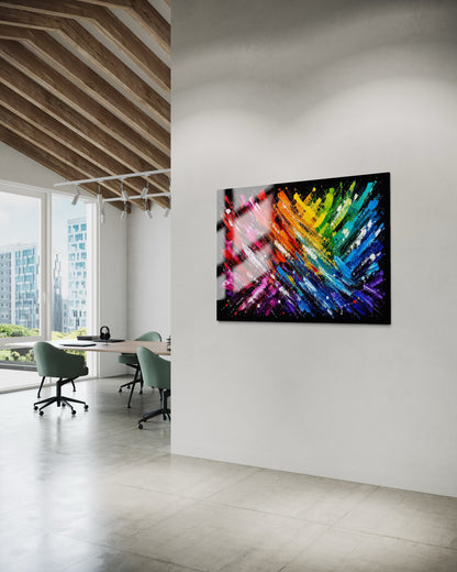 Rainbow Explosion -Black