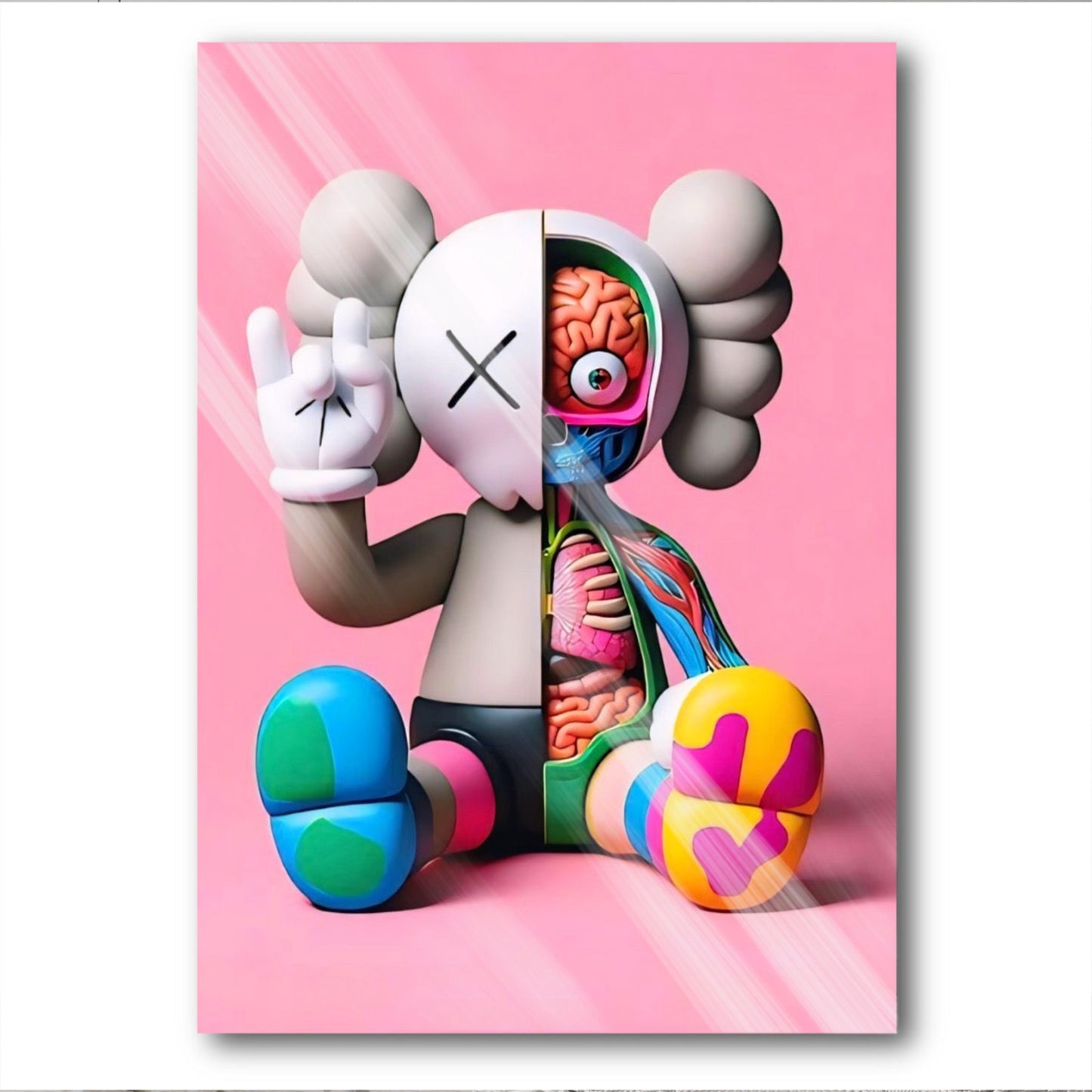 Kaws Anatomy Pink