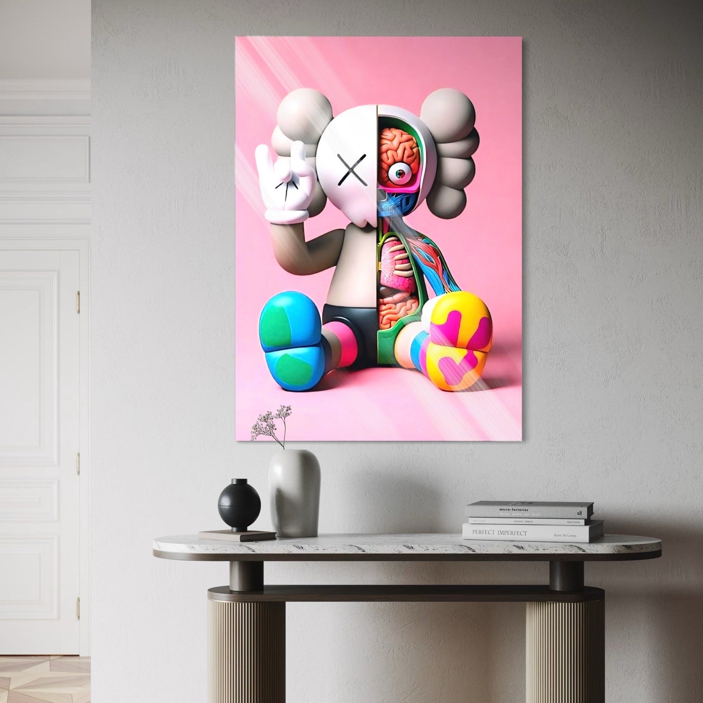 Kaws Anatomy Pink