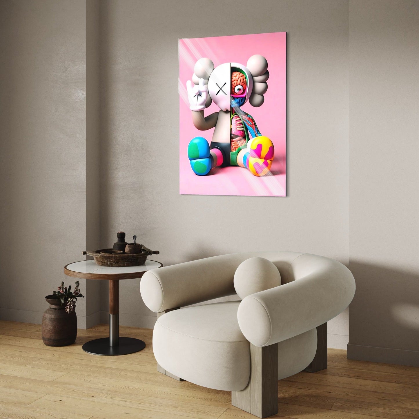 Kaws Anatomy Pink