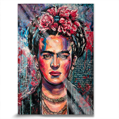 Frida Red Flowers