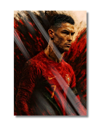 Red Ronaldo Painting