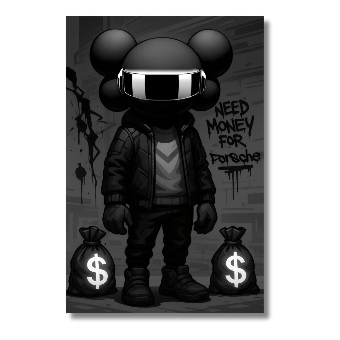 Kaws Black Need 4 Porsche