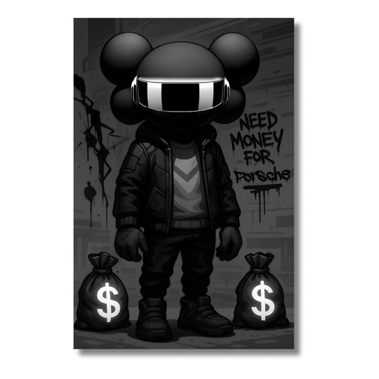 Kaws Black Need 4 Porsche