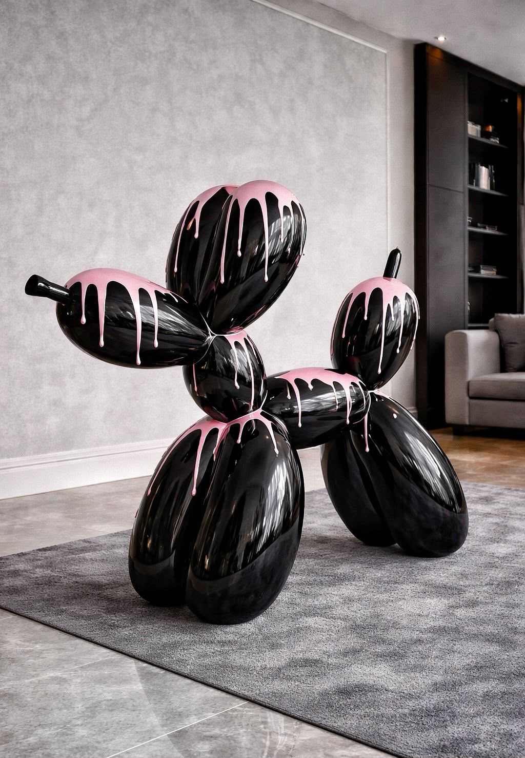 Baloon Dog Pink Drip