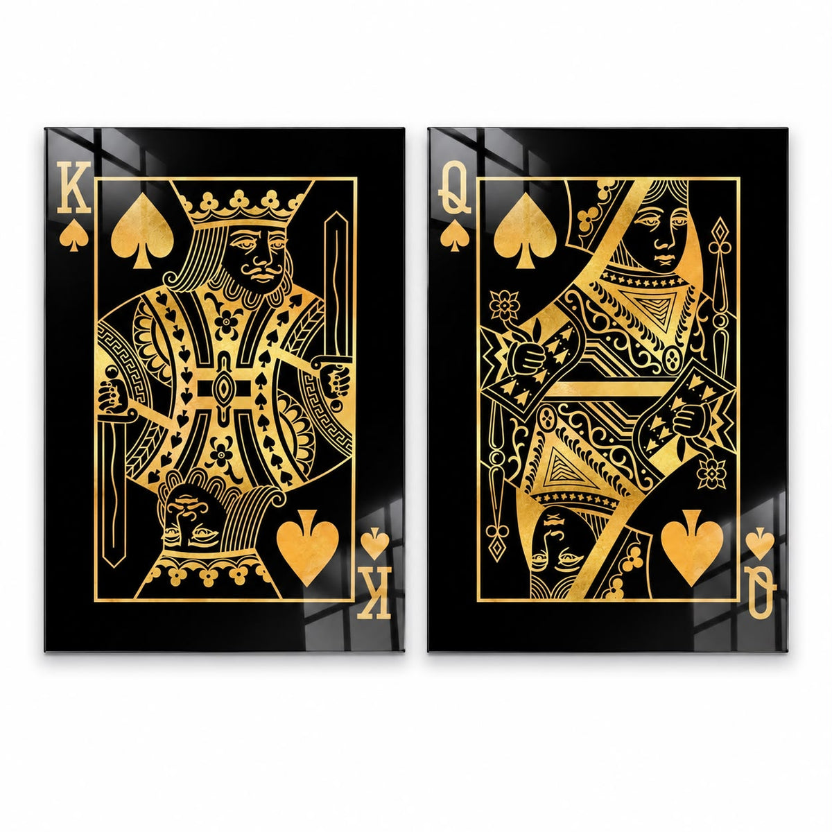 Gold King & Queen (2 pzs)