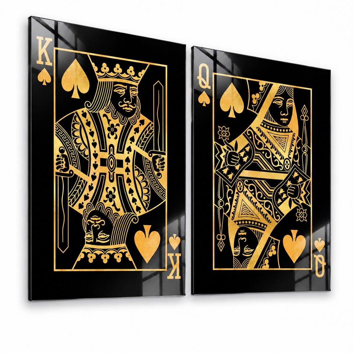 Gold King & Queen (2 pzs)