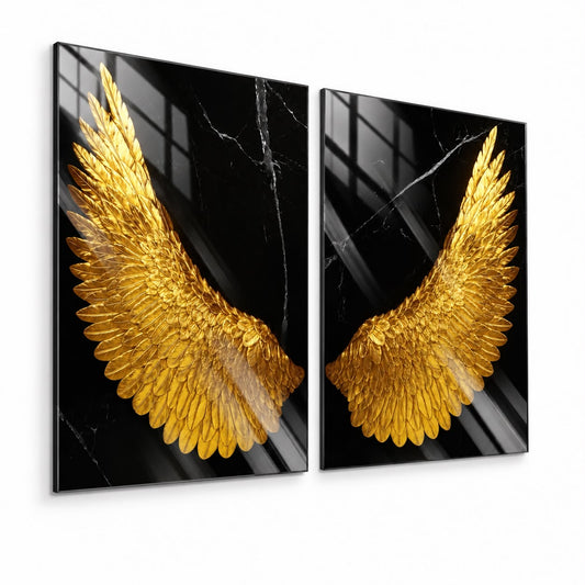 Set Golden Wings (2 pas)