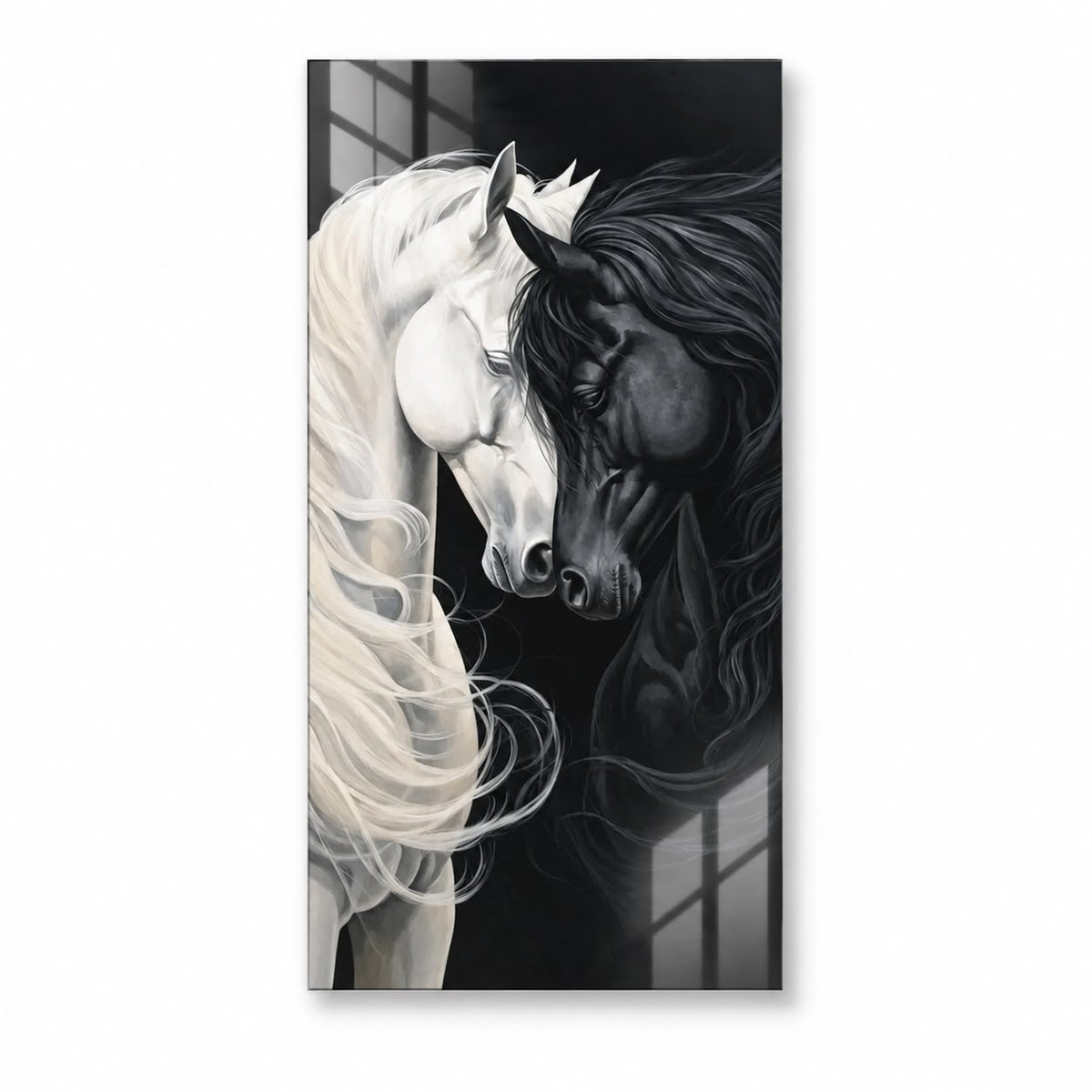 Black & White Horses