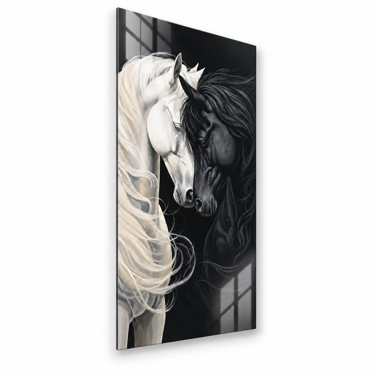 Black & White Horses